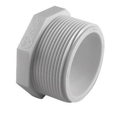 Charlotte Pipe And Foundry Charlotte Pipe Schedule 40 2 in. MPT X 2 in. D FPT PVC Plug 1 pk PVC 02113 1600
